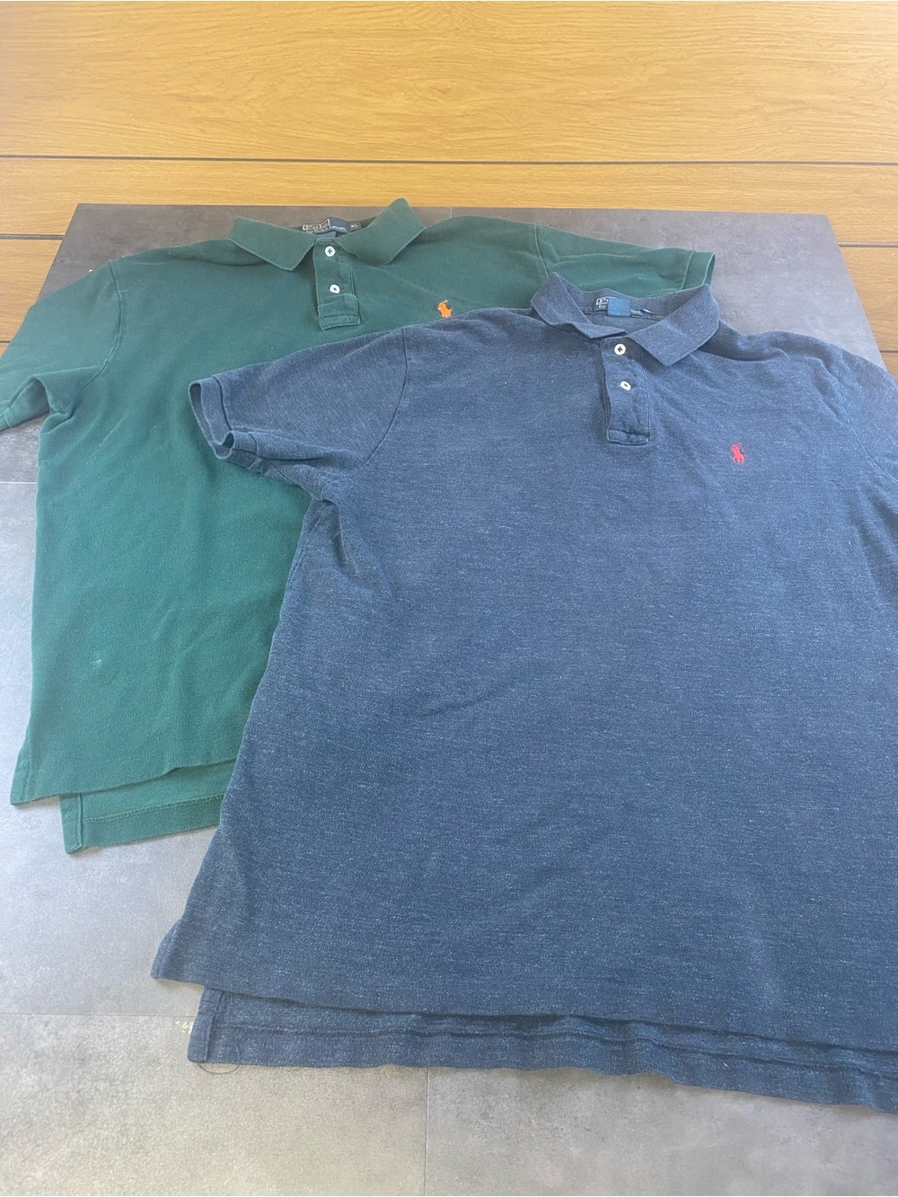 Ralph Lauren Polo Lot of 2 Navy & Forest Green short sleeve XL